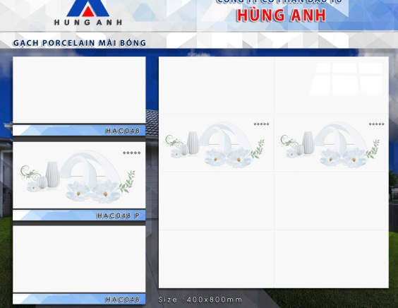 GẠCH PORCLELAIN MÀI BÓNG HAC048 - P