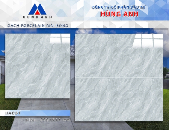 GẠCH PORCLELAIN MÀI BÓNG HAC81