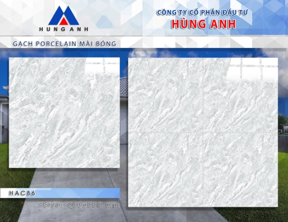 GẠCH PORCLELAIN MÀI BÓNG HAC86