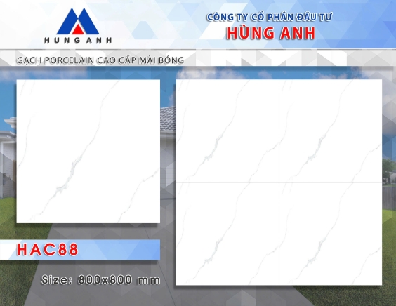 GẠCH PORCLELAIN CAO CẤP MÀI BÓNG HAC88