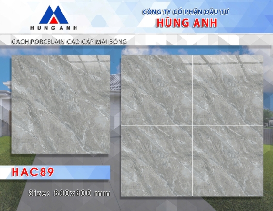 GẠCH PORCLELAIN CAO CẤP MÀI BÓNG HAC89