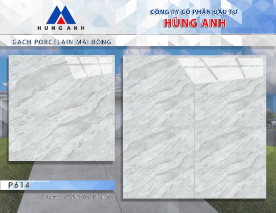 GẠCH PORCLELAIN MÀI BÓNG P614