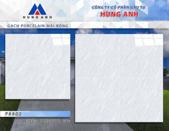 GẠCH PORCLELAIN MÀI BÓNG P8802
