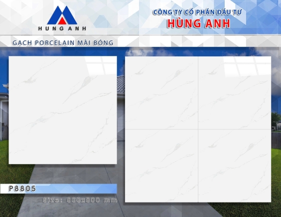 GẠCH PORCLELAIN MÀI BÓNG P8805