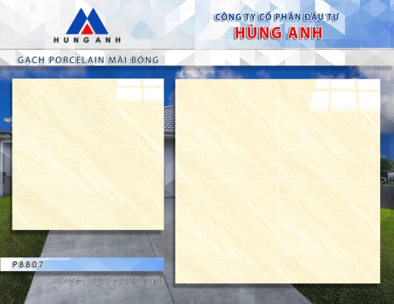 GẠCH PORCLELAIN MÀI BÓNG P8807